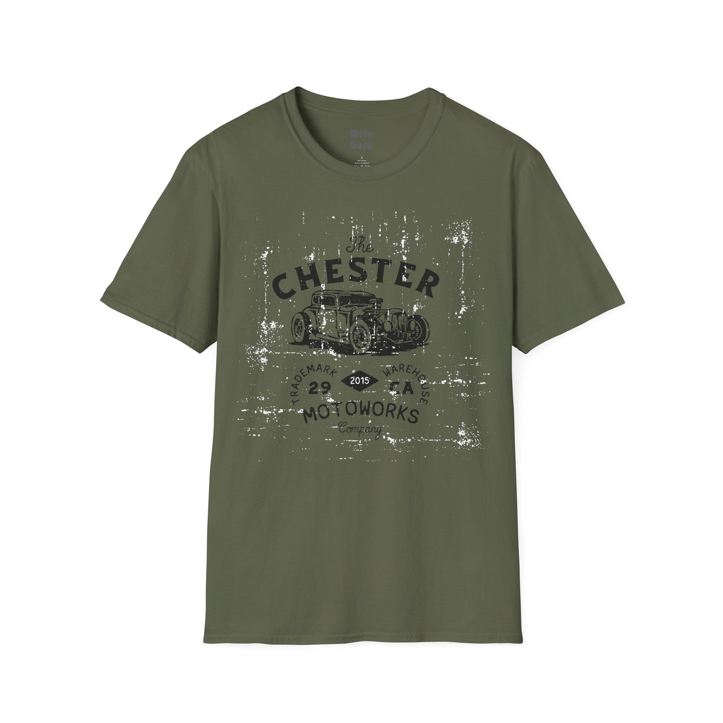 Chester Motoworks Vintage Design Motorcycle T-Shirt