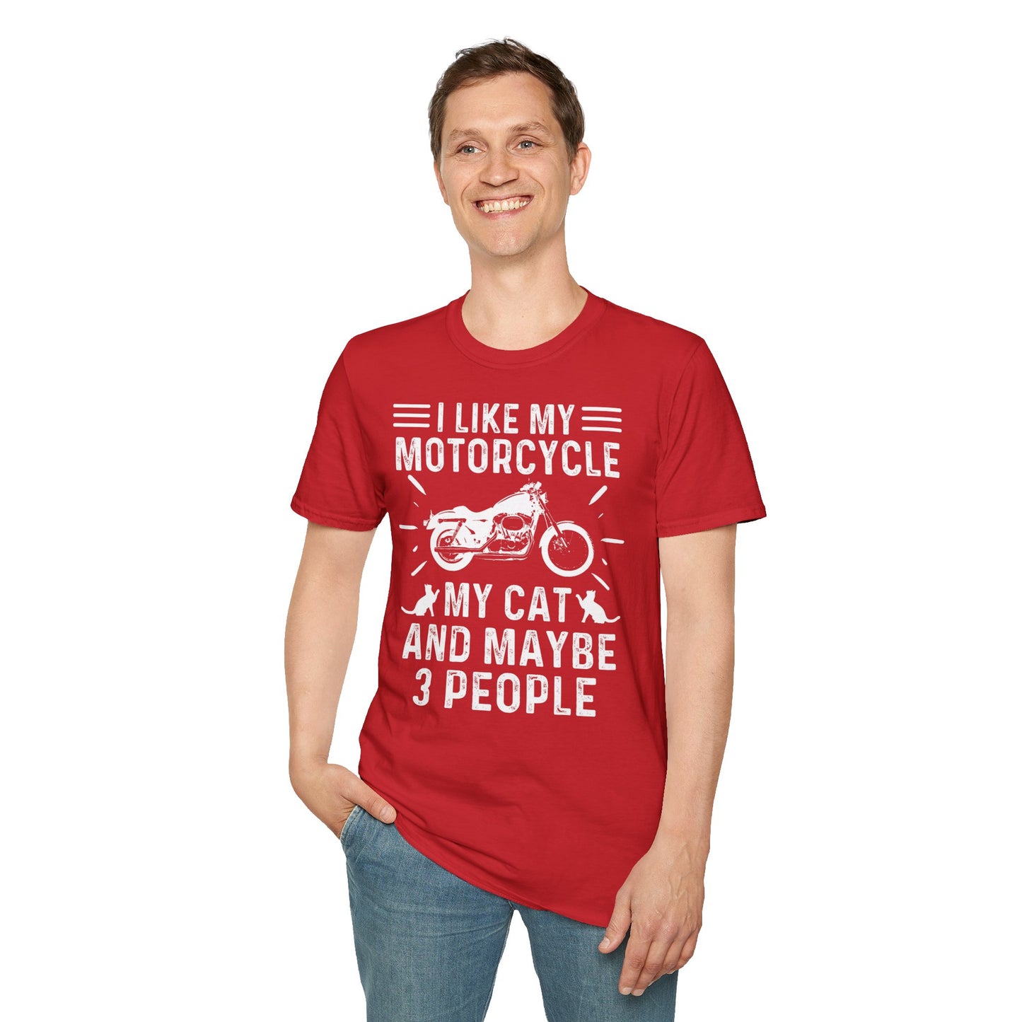 I Like My Motorcycle Vintage Design Motorcycle T-Shirt