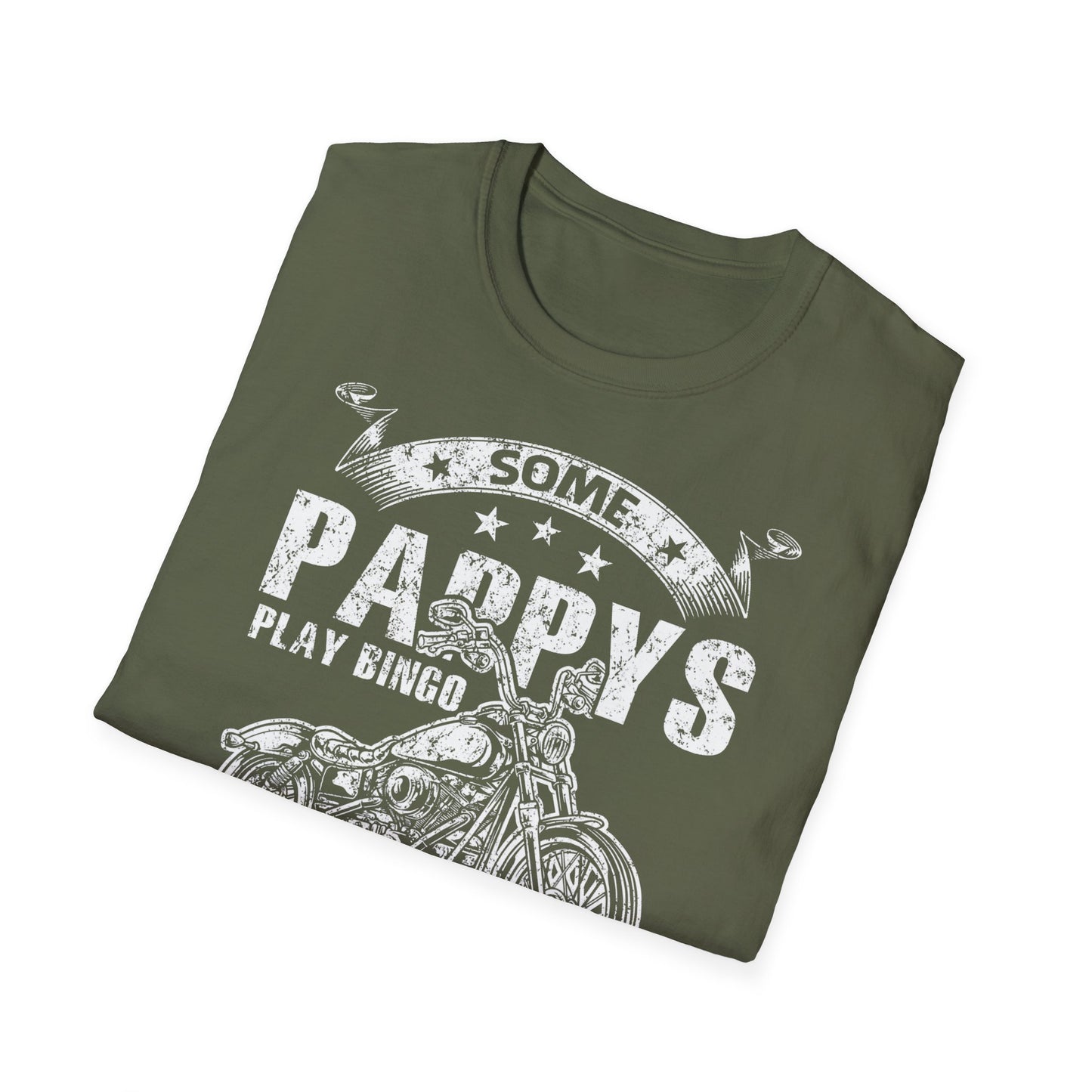 Som Pappy's play Bingo Vintage Design Motorcycle T-Shirt