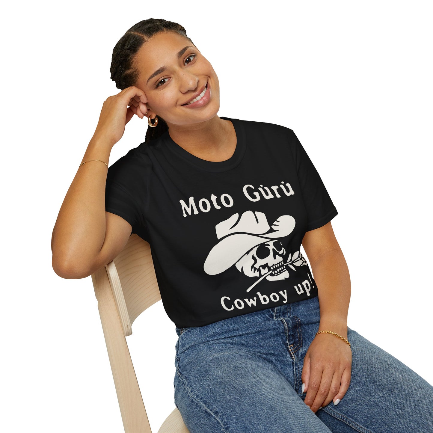Cowboy up! Vintage Design Motorcycle T-Shirt