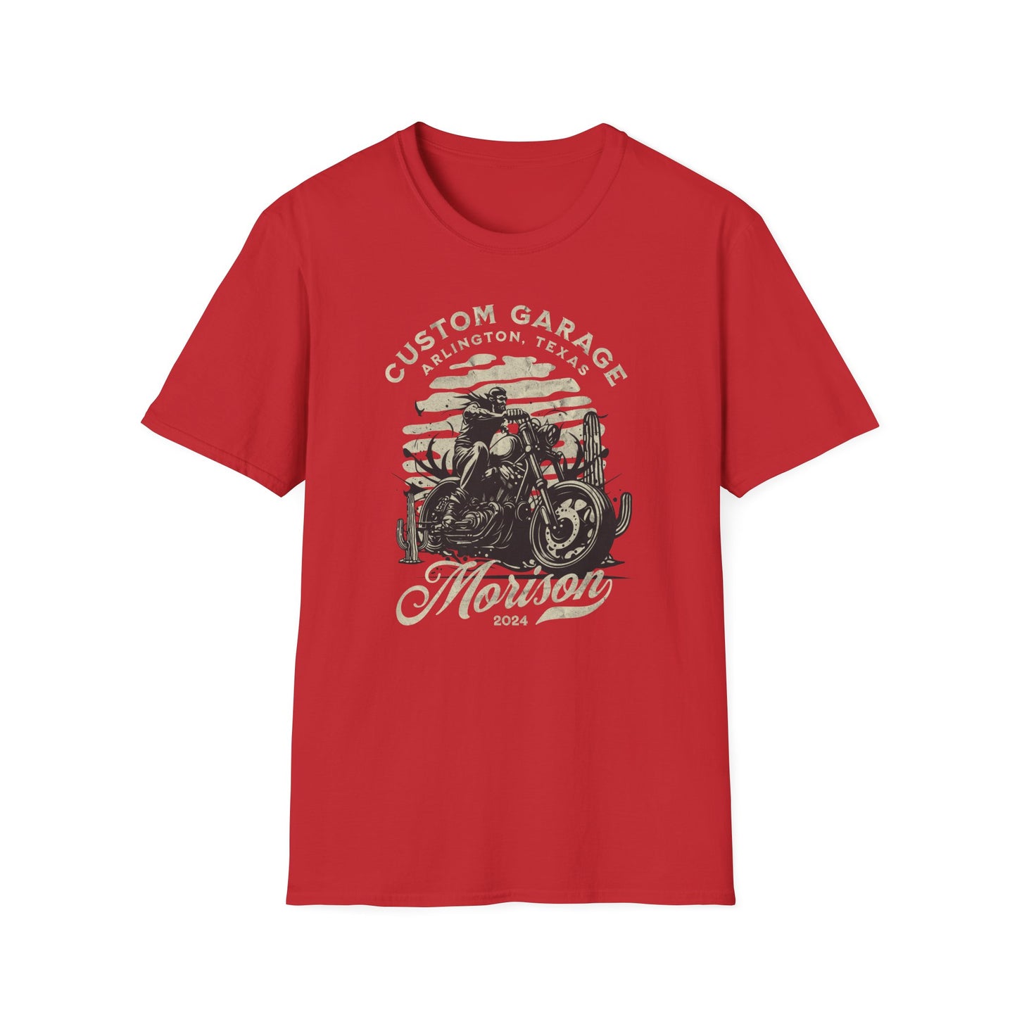Custom Garage Vintage Design Motorcycle T-Shirt