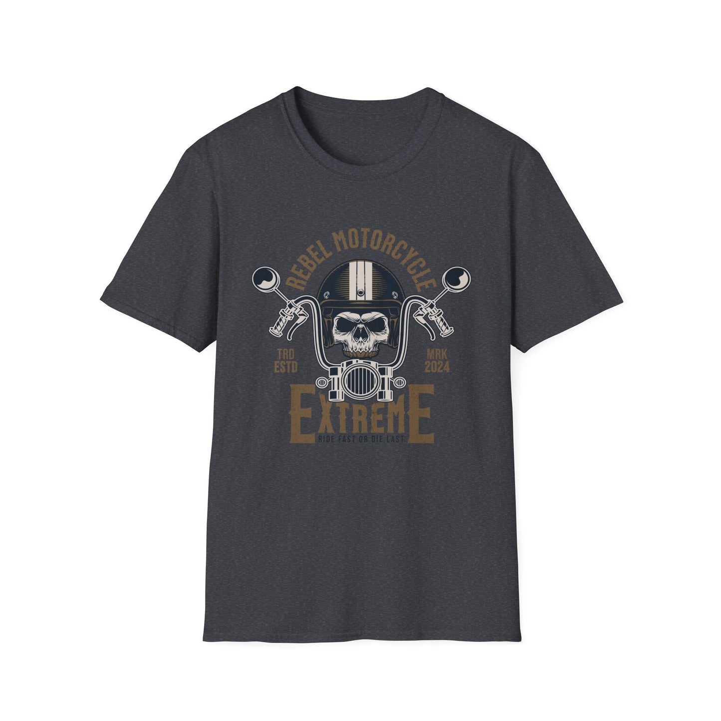 Rebel Motorcycle Vintage Design Biker T shirt