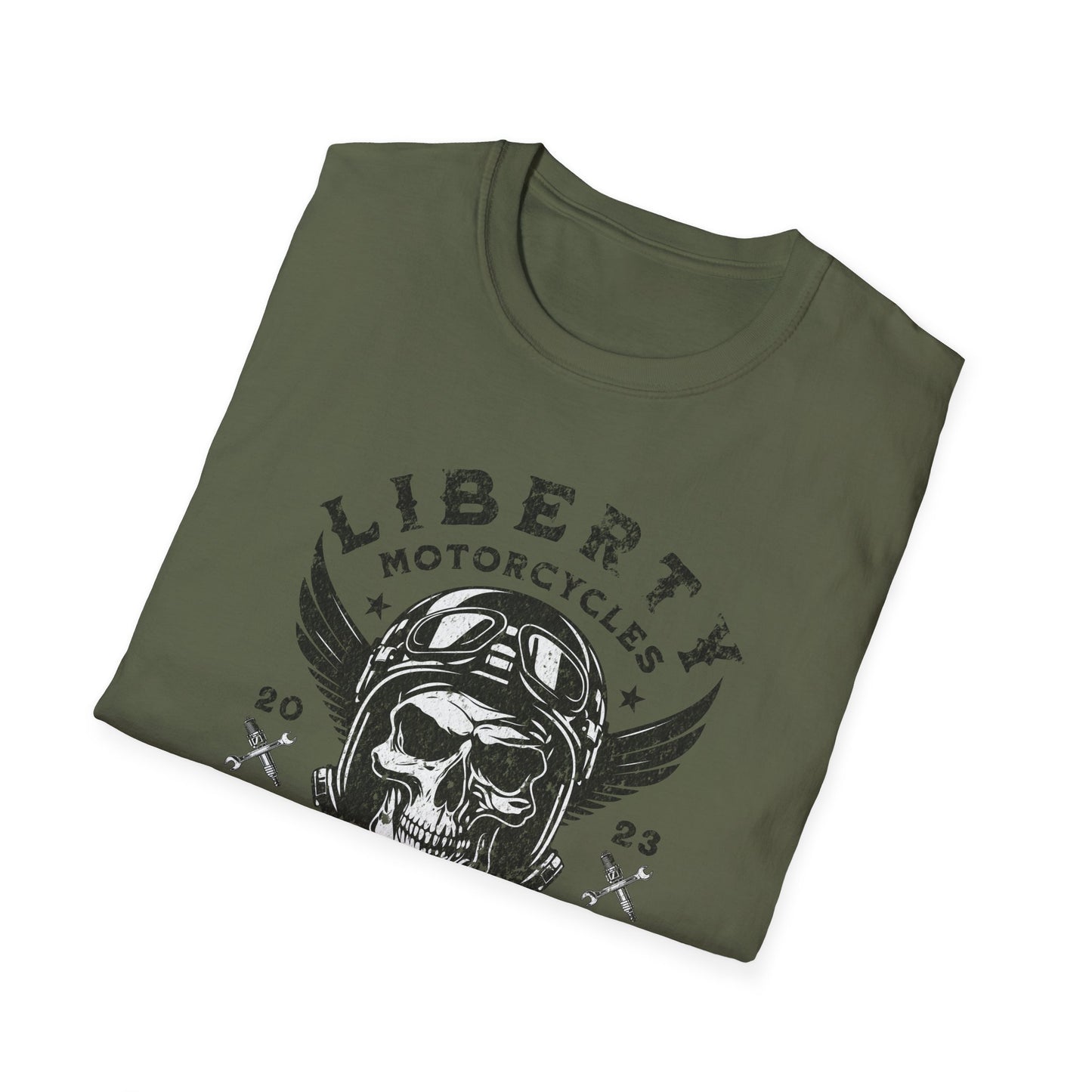 LIberty Motorcycles Blackpool Vintage Design Motorcycle T-Shirt