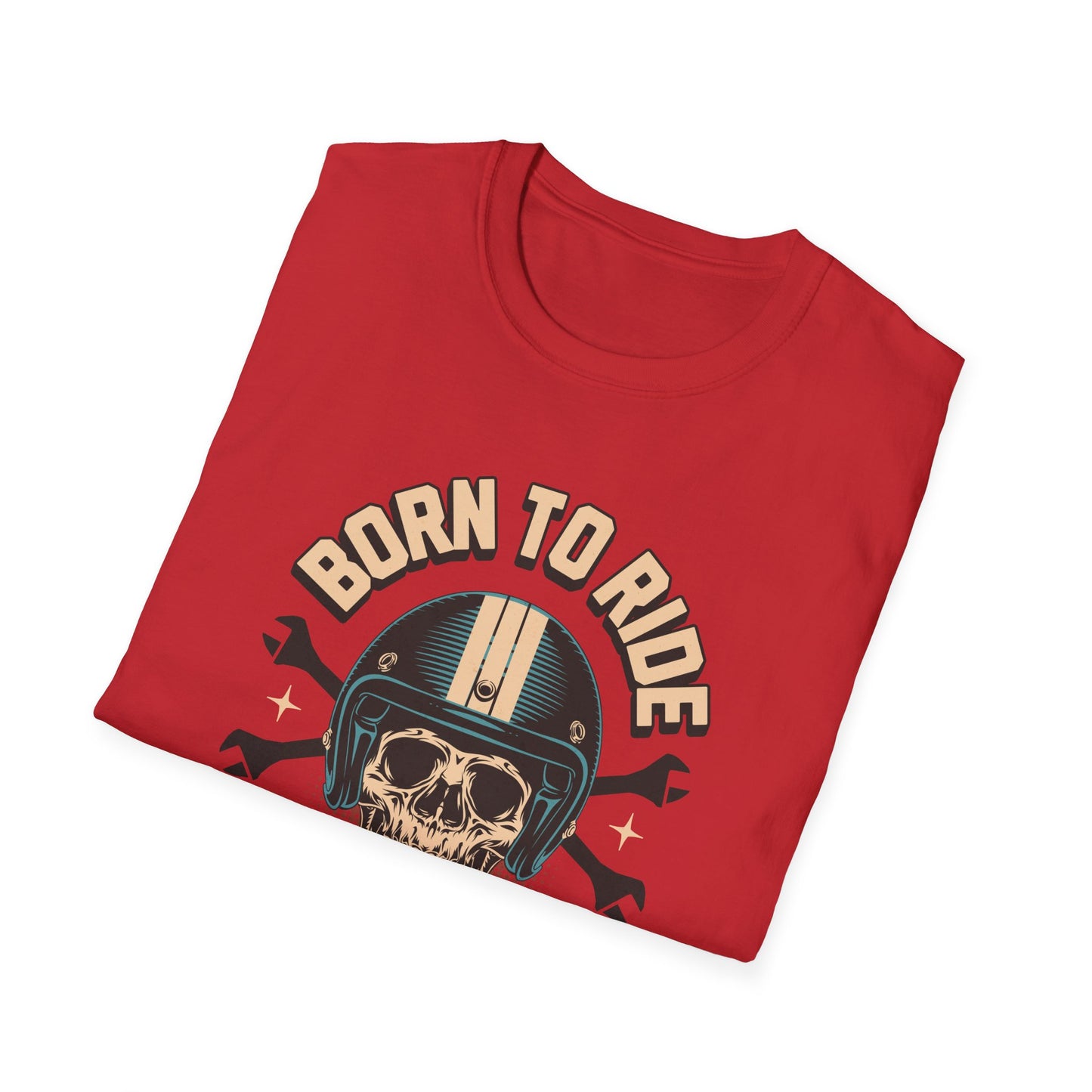 Born to Ride Vintage Design Motorcycle T-Shirt