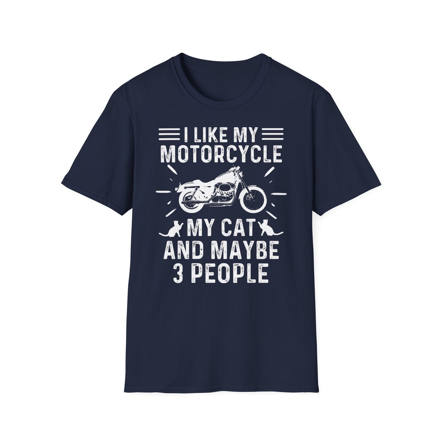 I Like My Motorcycle Vintage Design Motorcycle T-Shirt