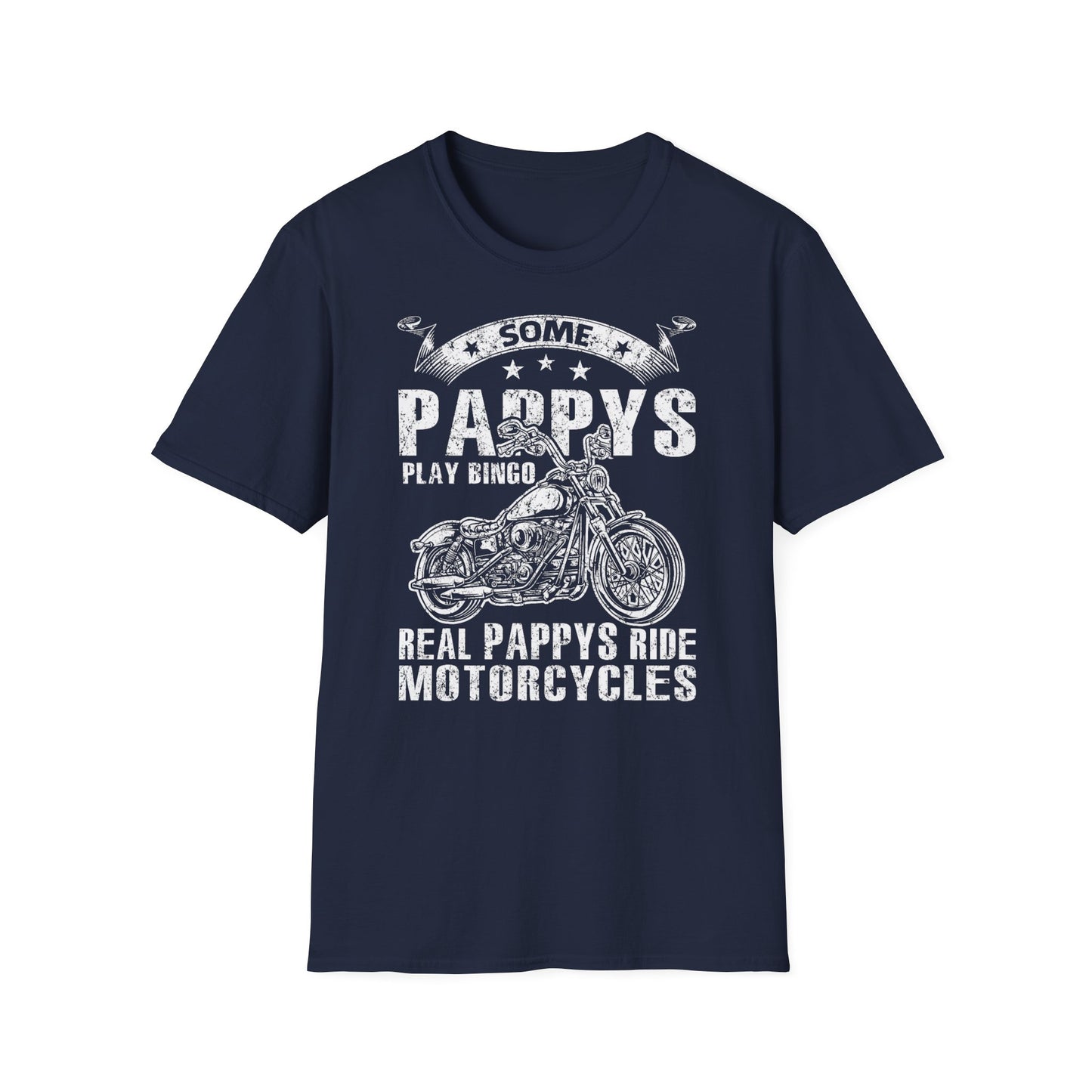 Som Pappy's play Bingo Vintage Design Motorcycle T-Shirt