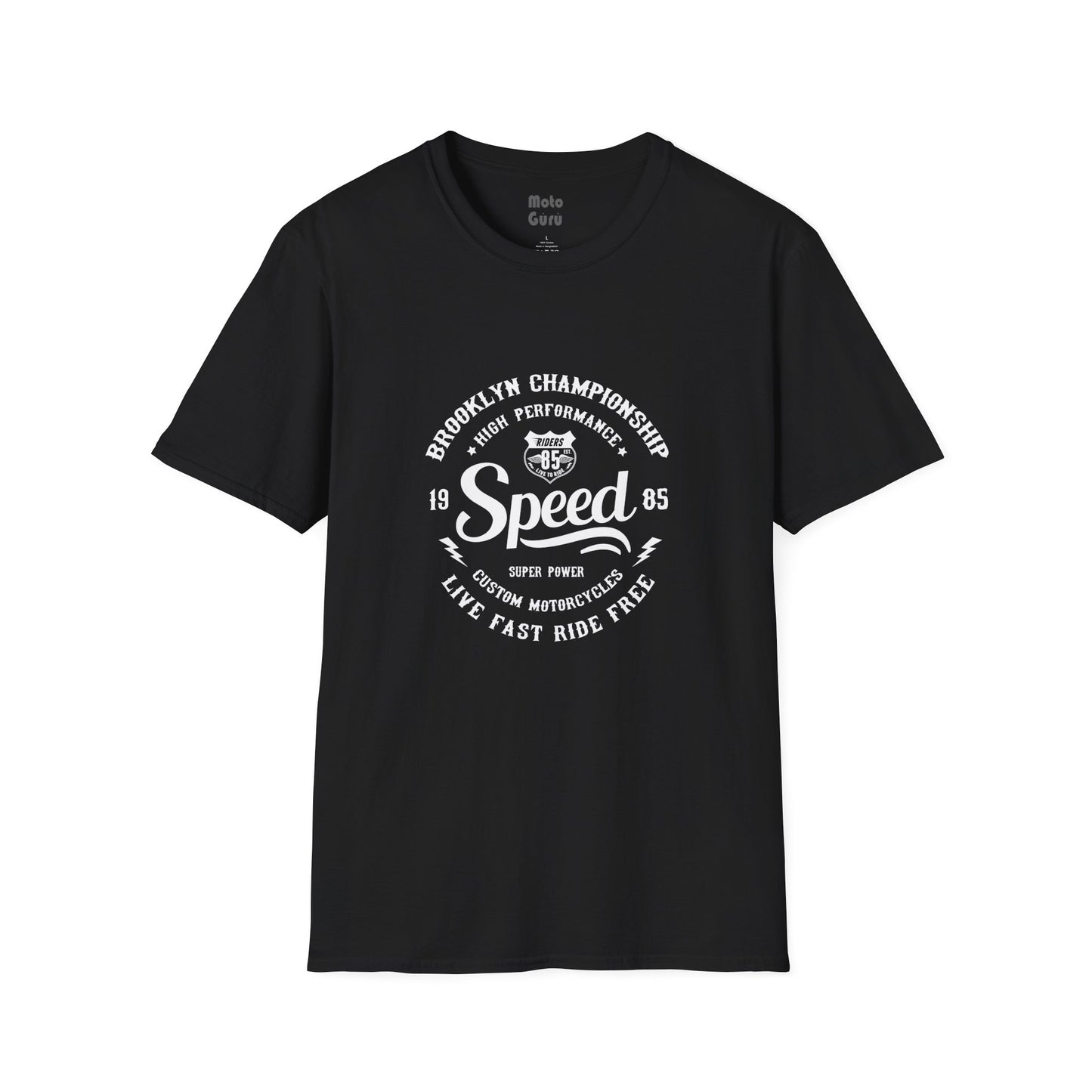 Speed Sign Vintage Design Motorcycle T-Shirt