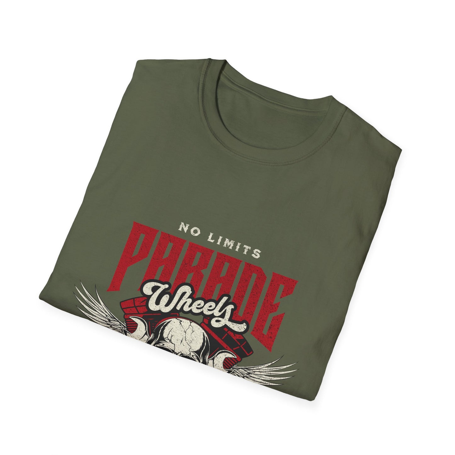 Parade Wheels Vintage Design Motorcycle T-Shirt