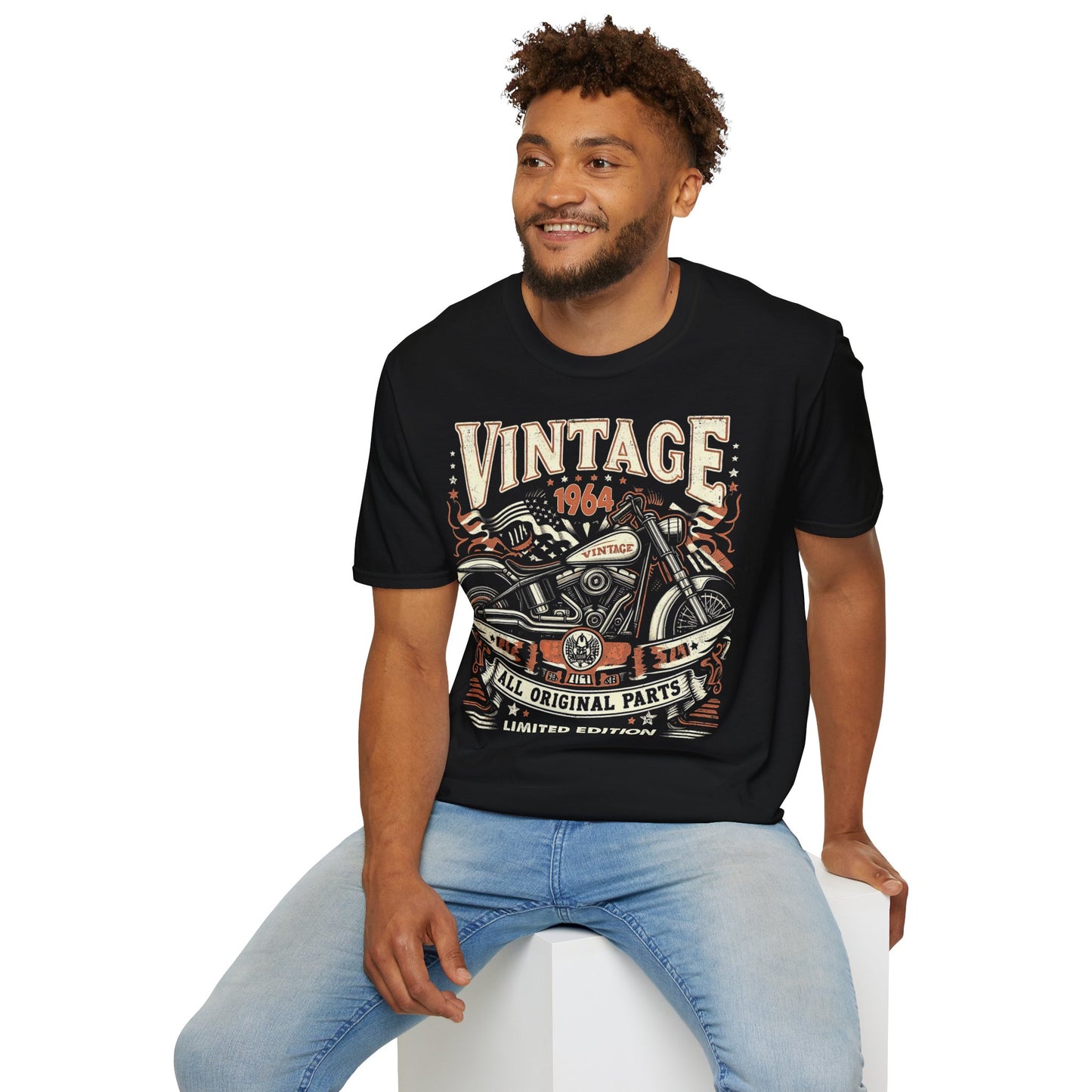Vintage 1964 Vintage Design Motorcycle T-Shirt