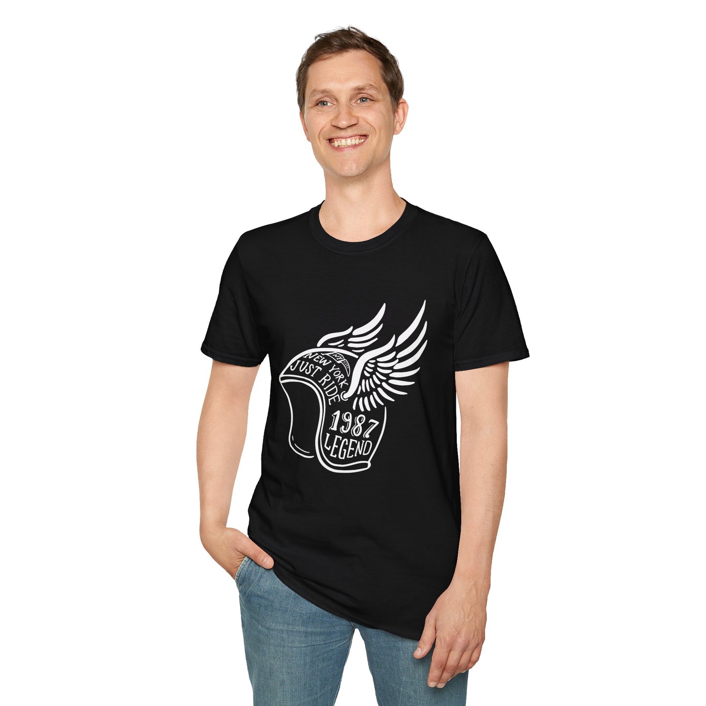 1987 Legend Vintage Design Motorcycle T-Shirt