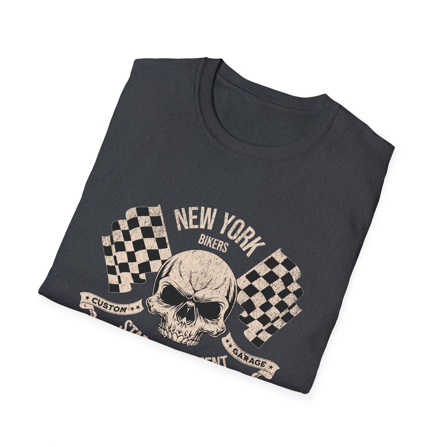 New York Bikers Vintage Design Motorcycle T-Shirt