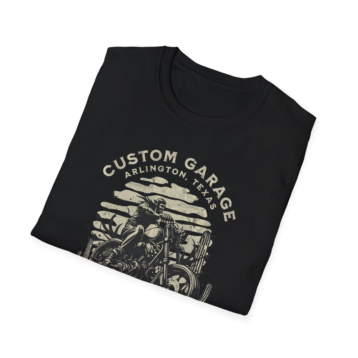 Custom Garage Vintage Design Motorcycle T-Shirt