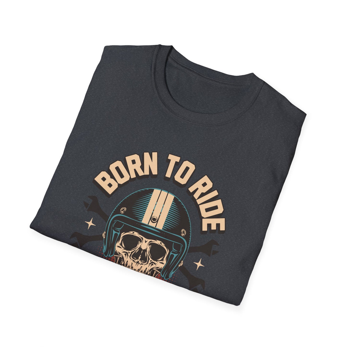 Born to Ride Vintage Design Motorcycle T-Shirt