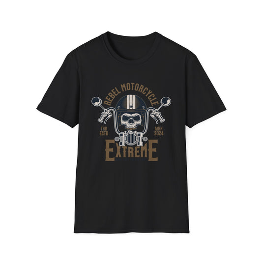 Rebel Motorcycle Vintage Design Biker T shirt
