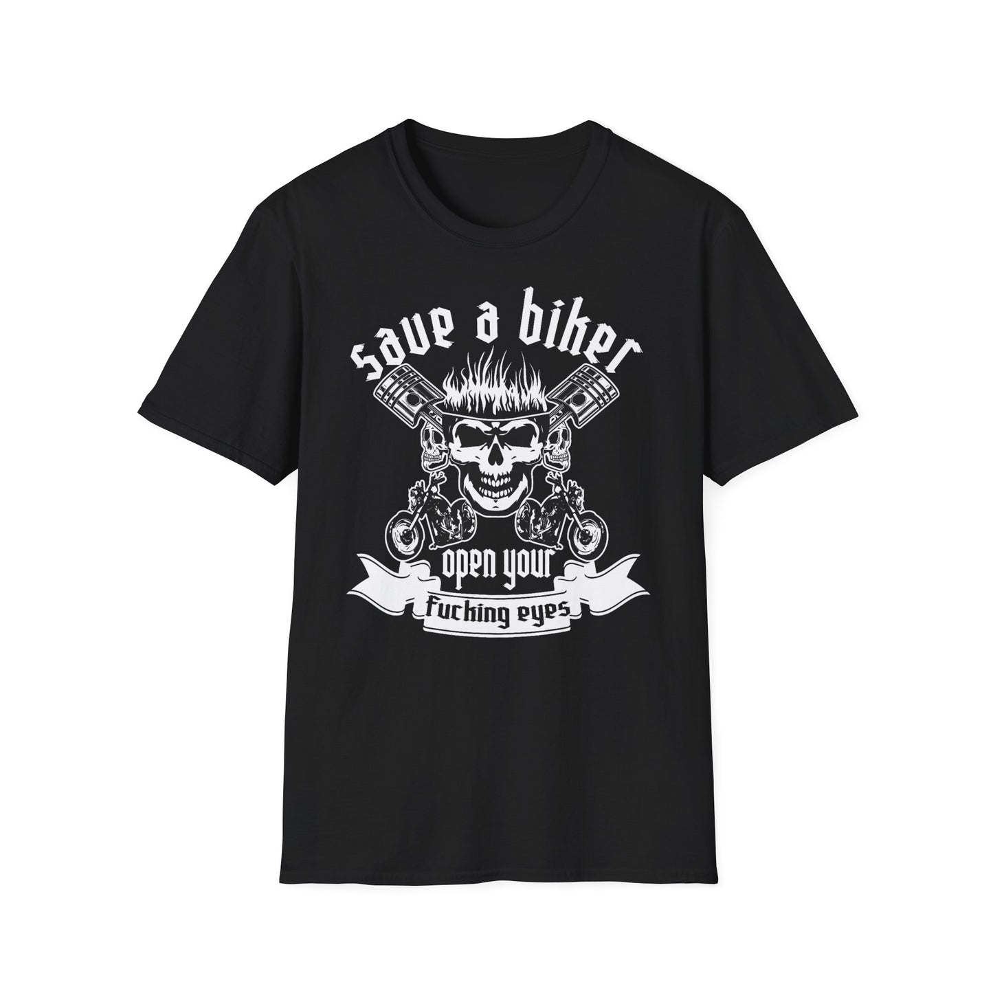 Save a Biker Vintage Design Motorcycle T Shirt