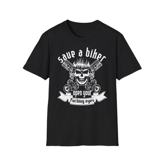 Save a Biker Vintage Design Motorcycle T Shirt