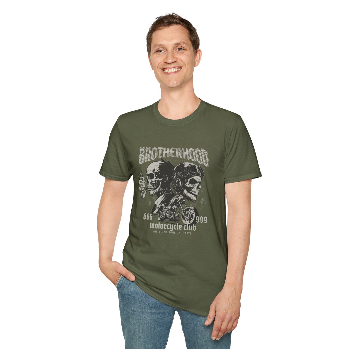 Brotherhood Motorcycle Club Vintage Design Motorcycle T-Shirt