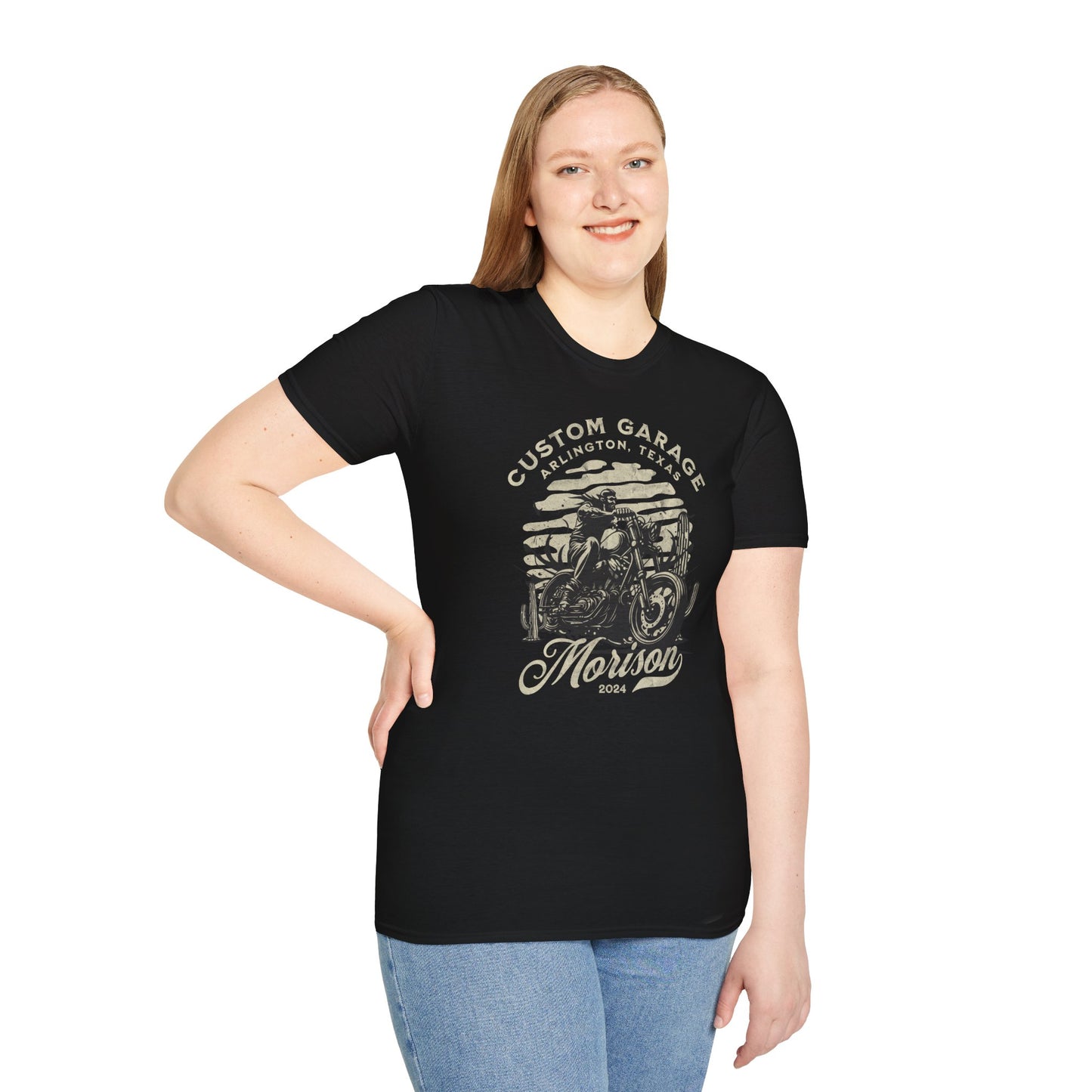 Custom Garage Vintage Design Motorcycle T-Shirt