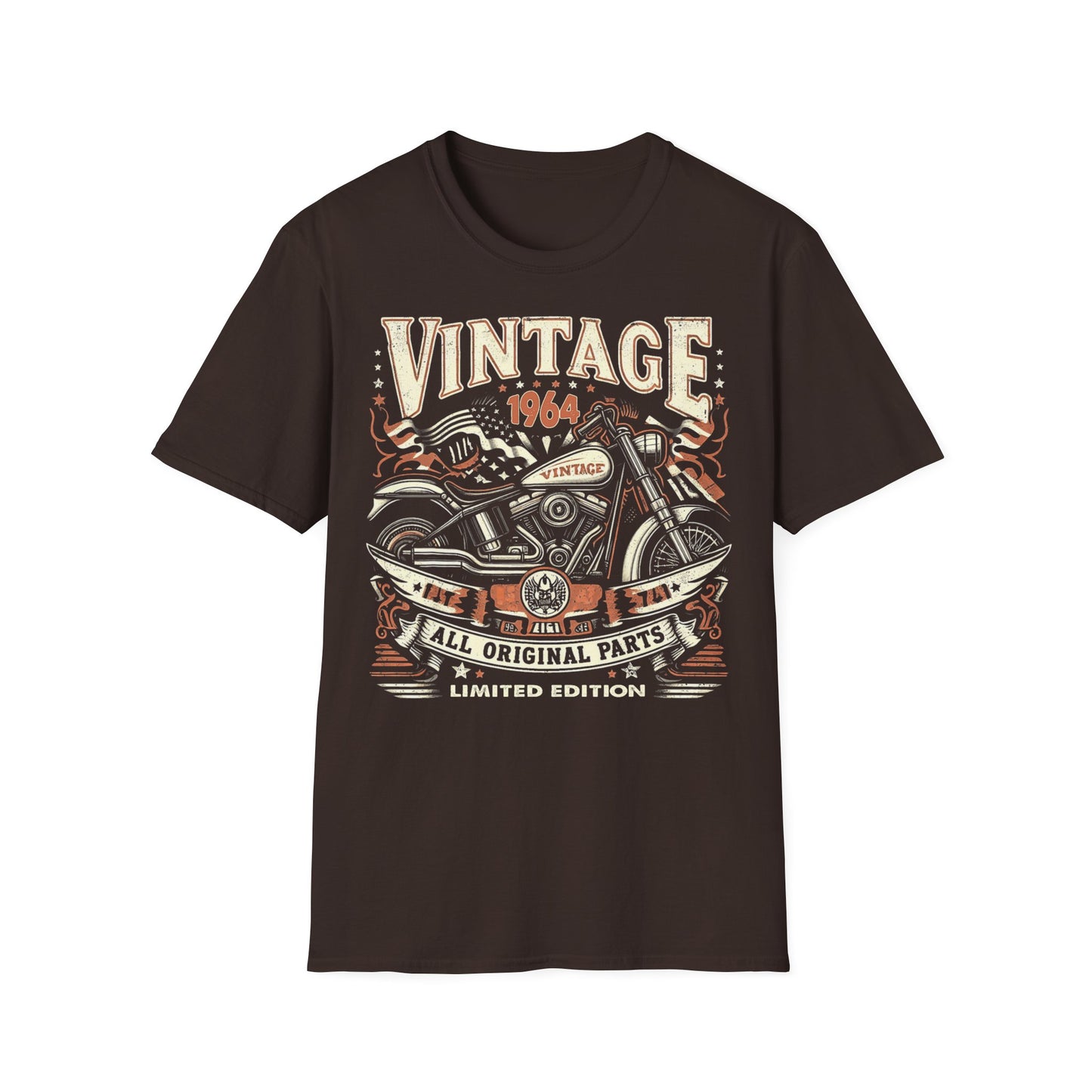 Vintage 1964 Vintage Design Motorcycle T-Shirt