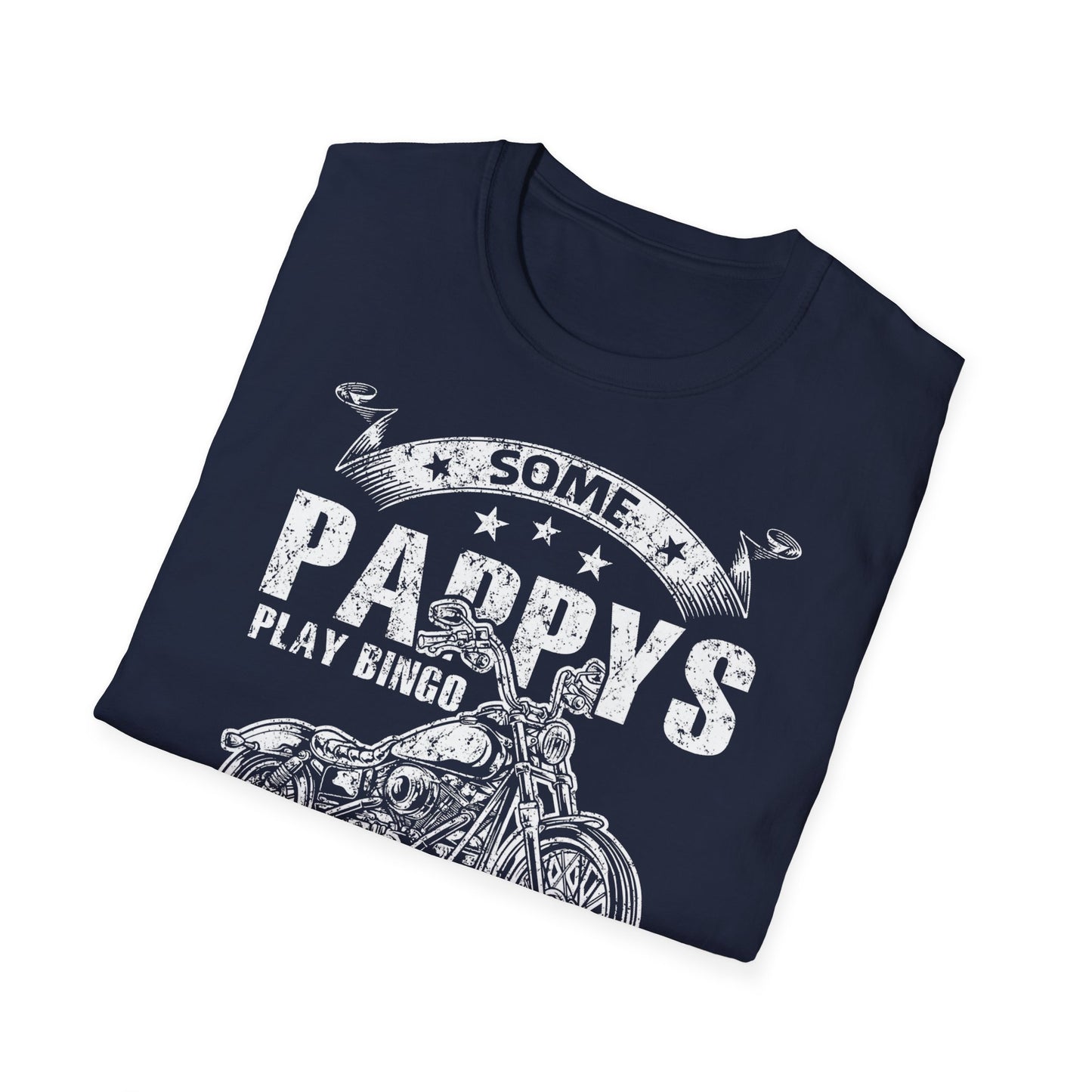 Som Pappy's play Bingo Vintage Design Motorcycle T-Shirt