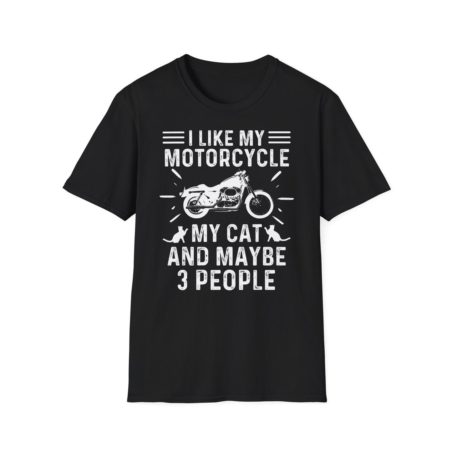 I Like My Motorcycle Vintage Design Motorcycle T-Shirt