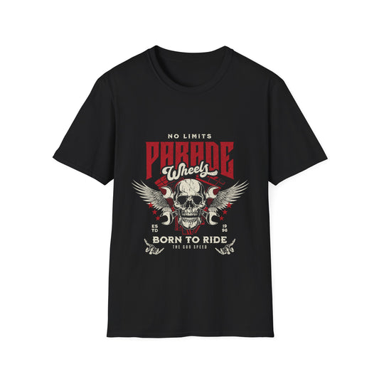 Parade Wheels Vintage Design Motorcycle T-Shirt