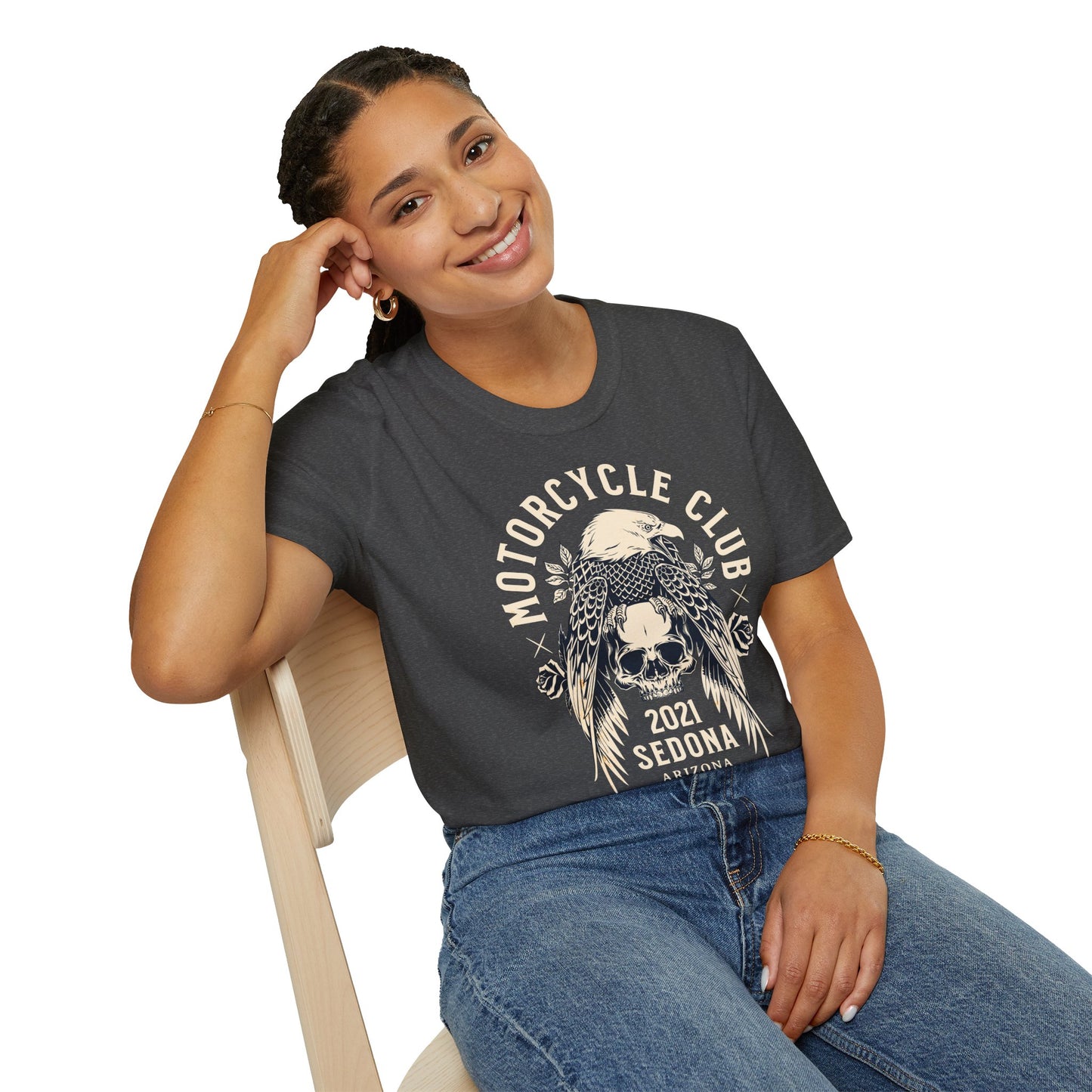 Motorcycle Club Sedona Vintage Design Motorcycle T-Shirt