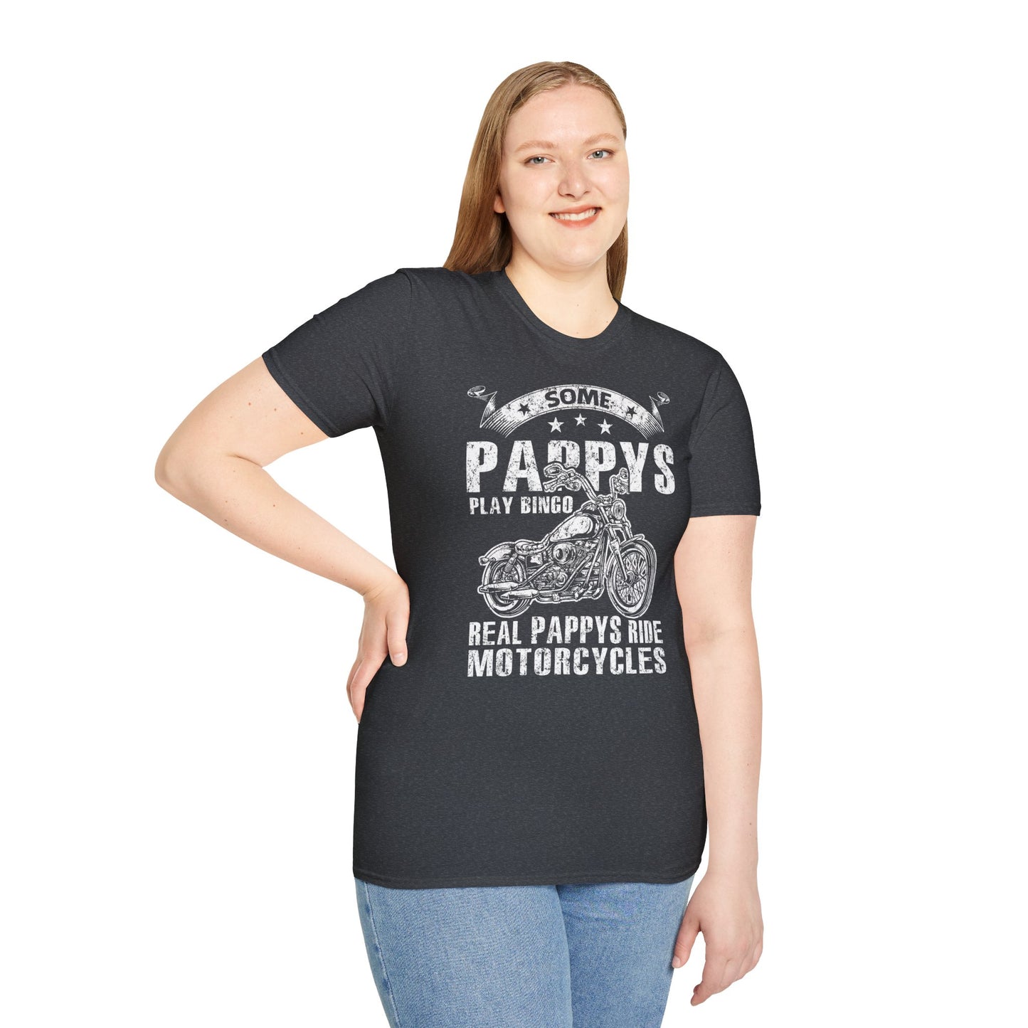 Som Pappy's play Bingo Vintage Design Motorcycle T-Shirt