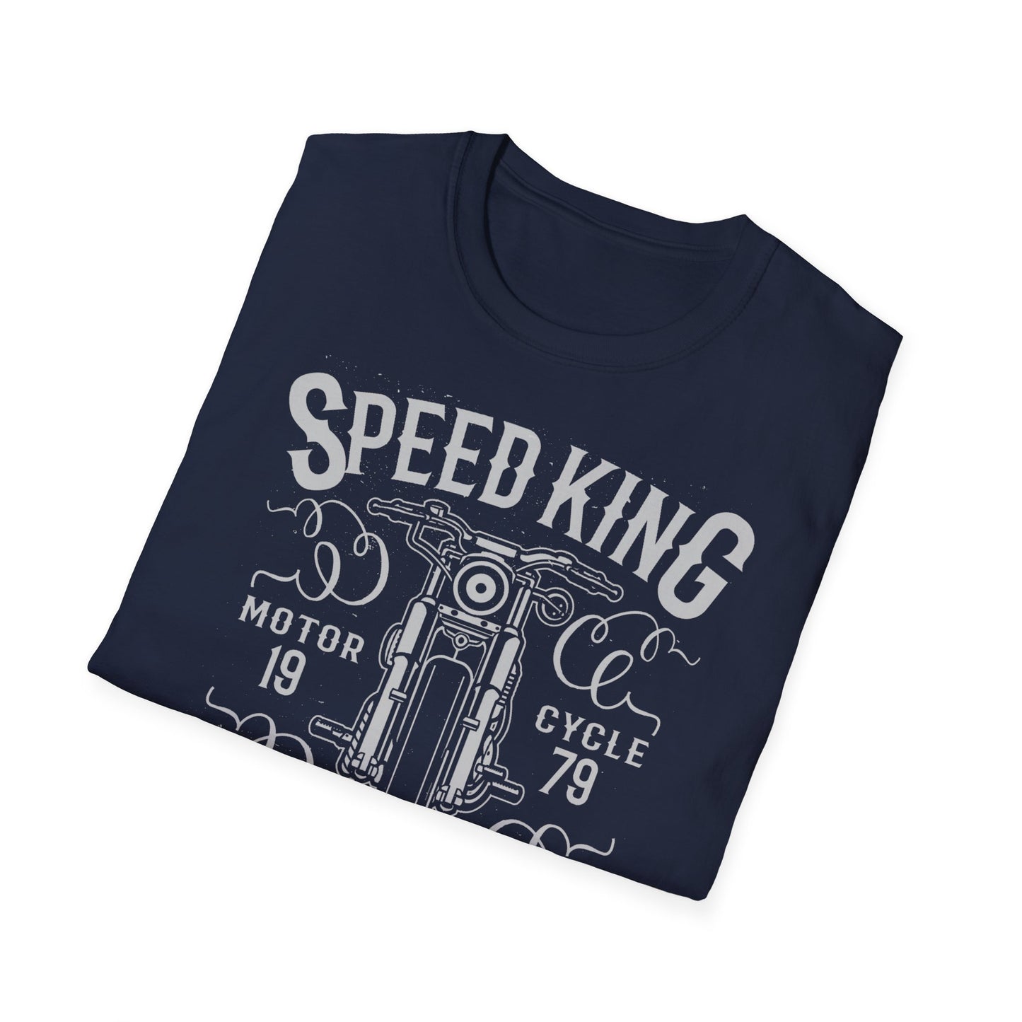 Speed King Vintage Design Motorcycle T-Shirt