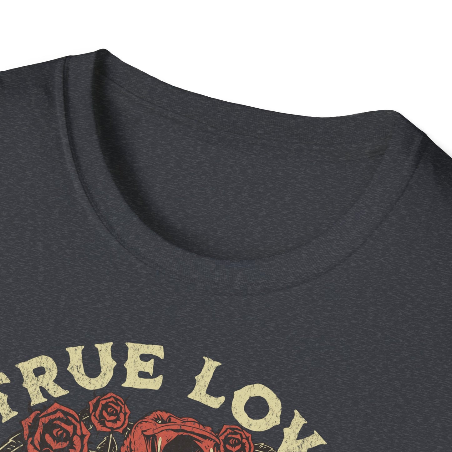 True Love Never Dies Vintage Design Biker T shirt