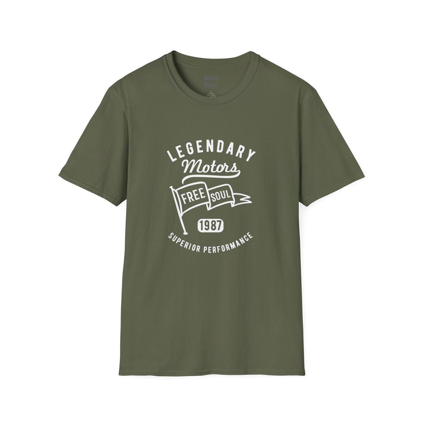 Legendary Motors Free Vintage Design Motorcycle T-Shirt