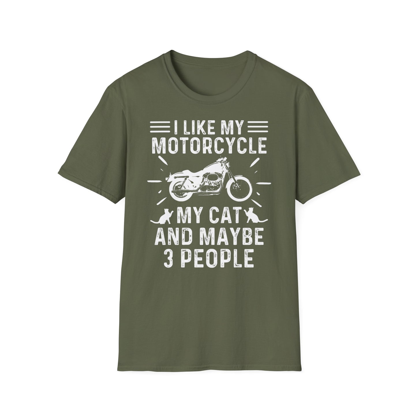 I Like My Motorcycle Vintage Design Motorcycle T-Shirt