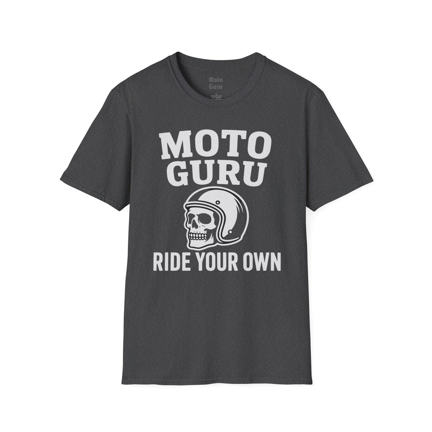 Moto Guru Ride Your Own Vintage Design Motorcycle T-Shirt