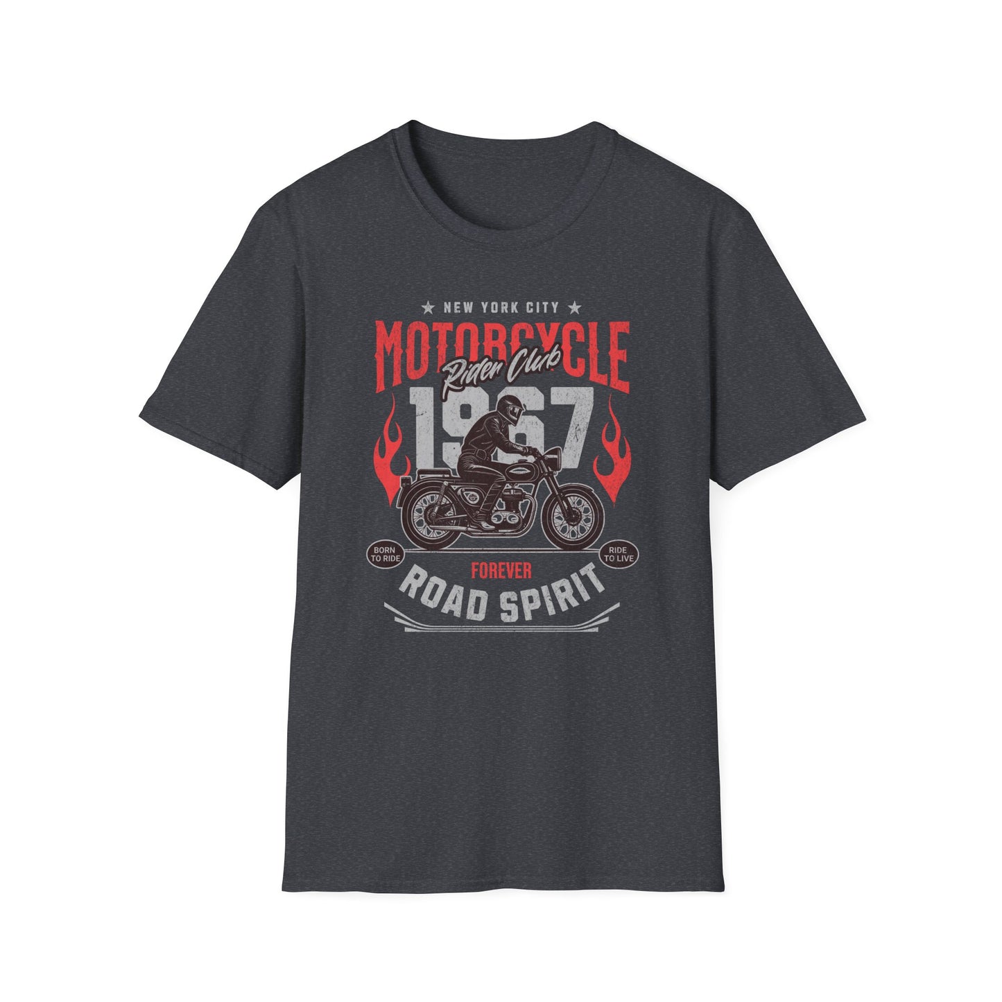 1967 Road Spirit Vintage Design Motorcycle T-Shirt