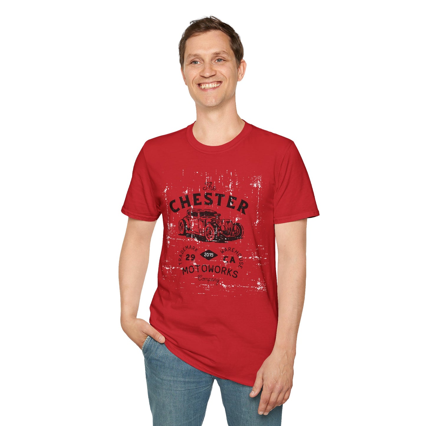 Chester Motoworks Vintage Design Motorcycle T-Shirt