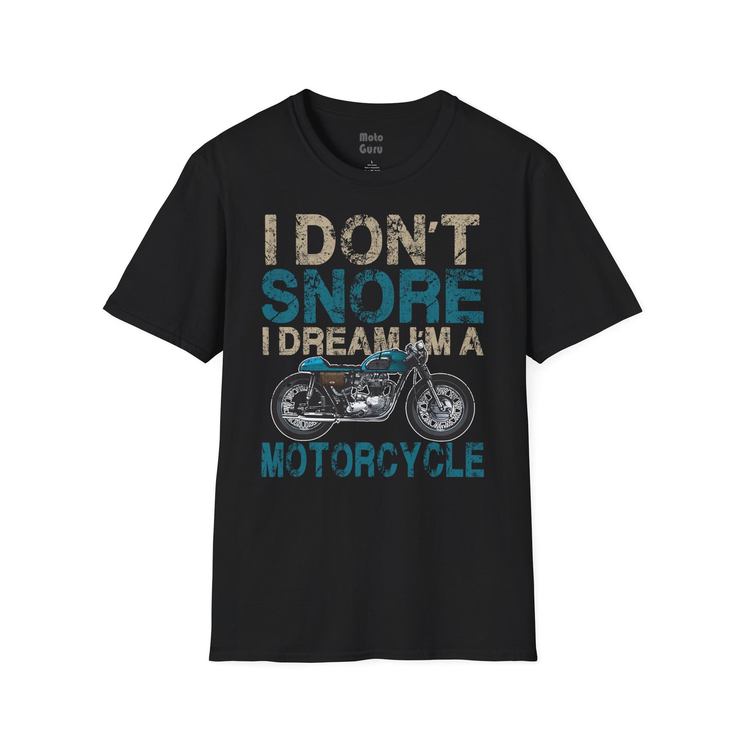 I Don't Snore Vintage Design Motorcycle T-shirt