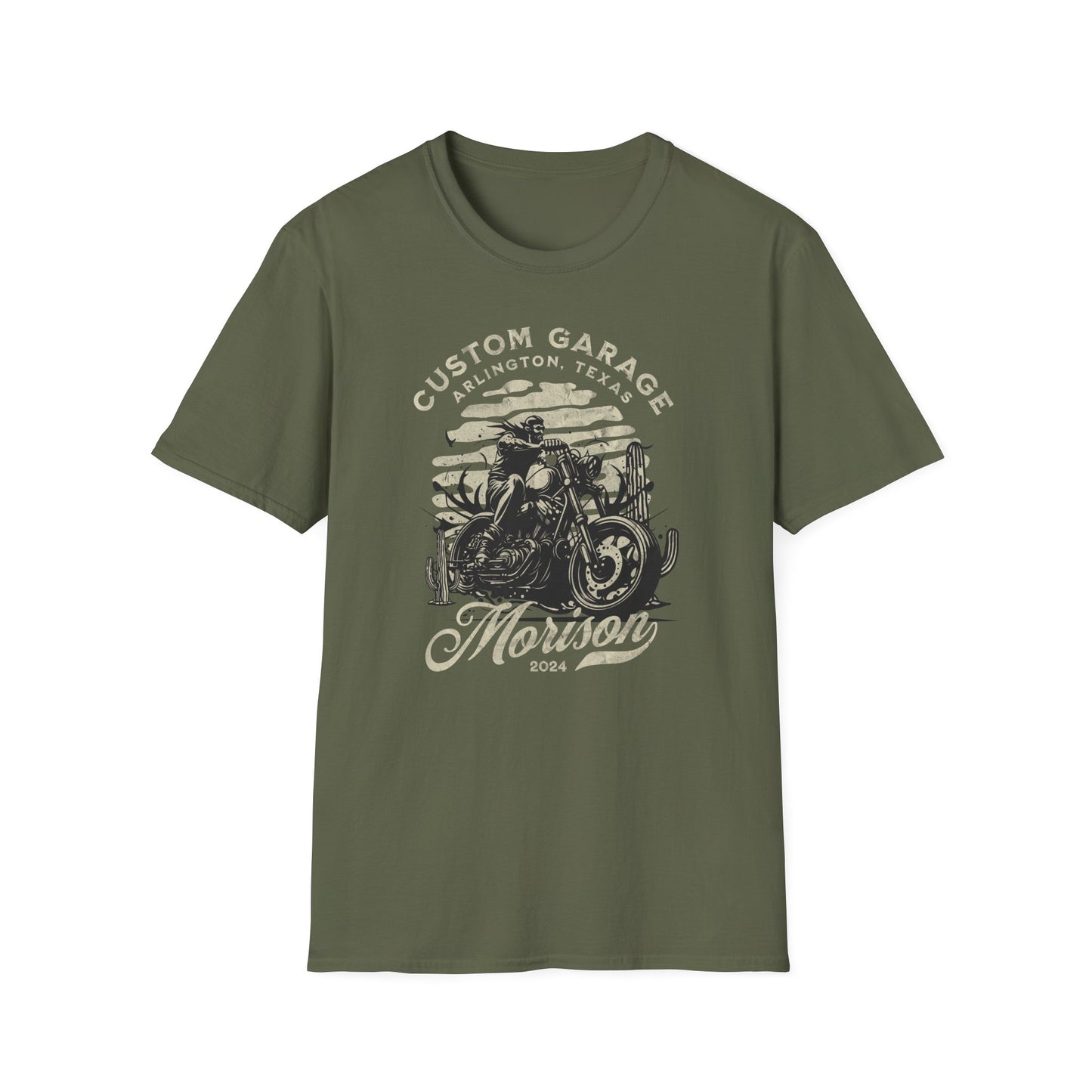 Custom Garage Vintage Design Motorcycle T-Shirt