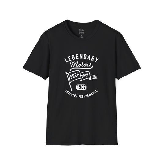 Legendary Motors Free Vintage Design Motorcycle T-Shirt