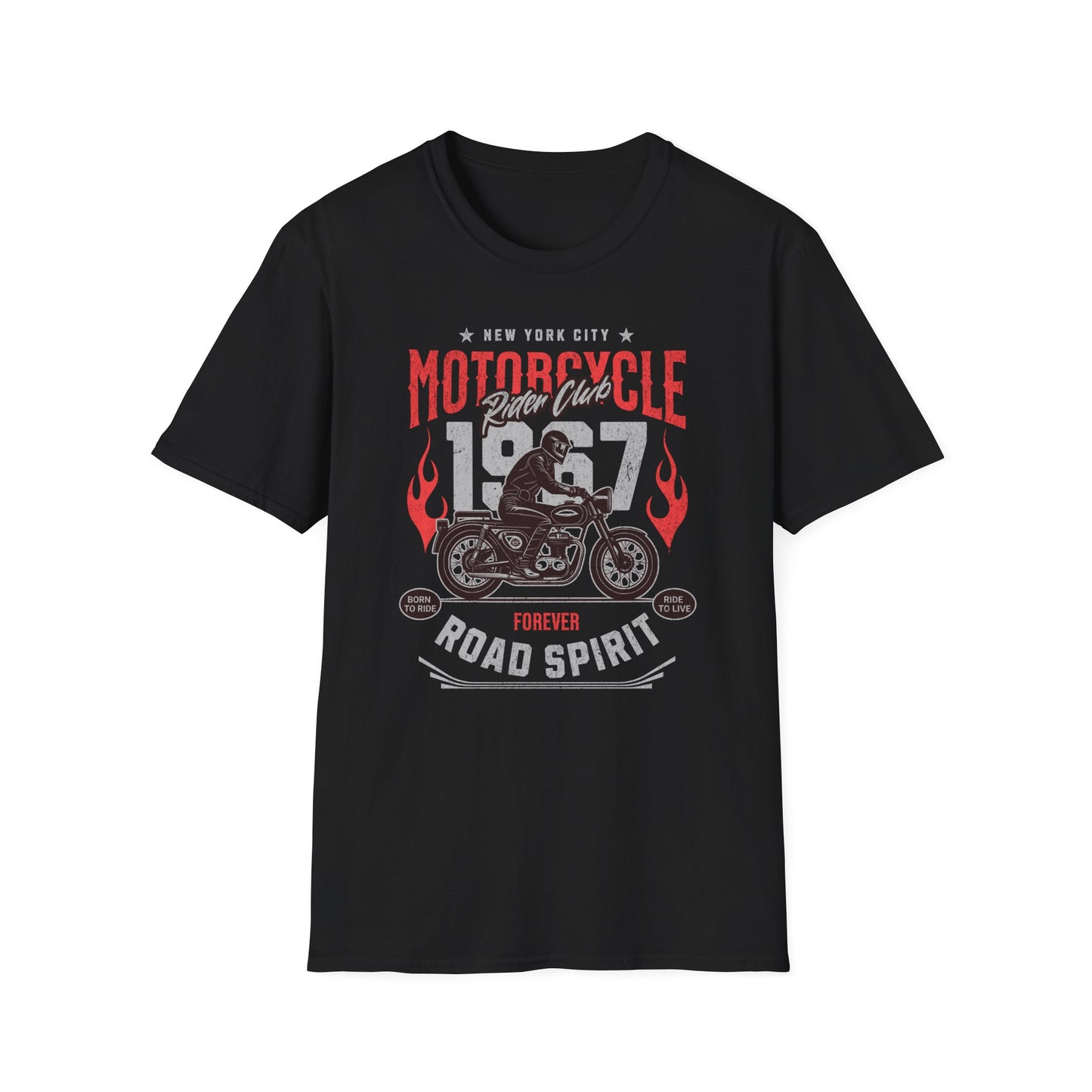 1967 Road Spirit Vintage Design Motorcycle T-Shirt
