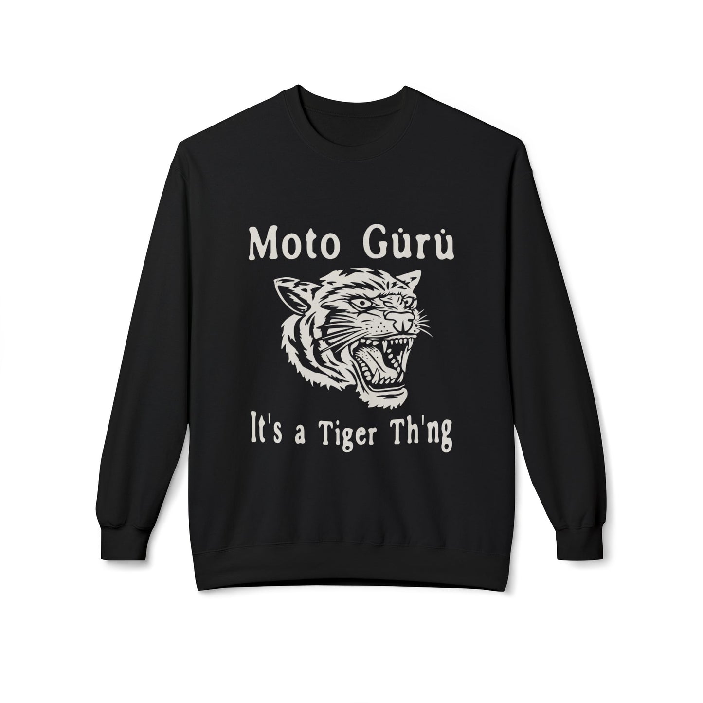 It's a Tiger Th'ng Vintage Design Motorcycle Sweatshirt