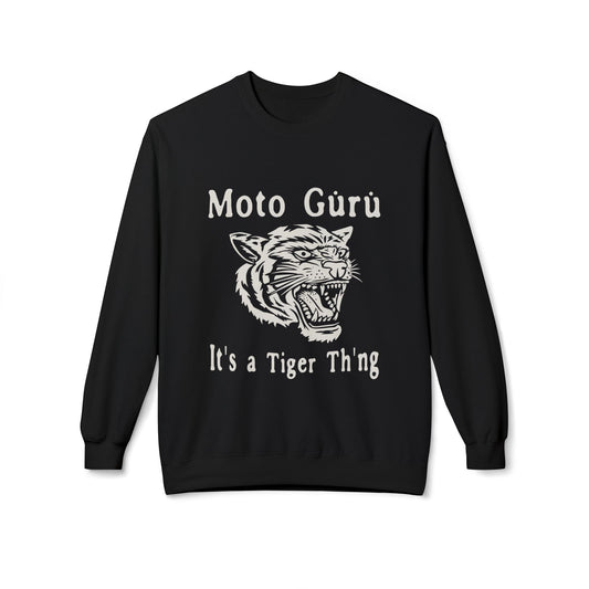 It's a Tiger Th'ng Vintage Design Motorcycle Sweatshirt