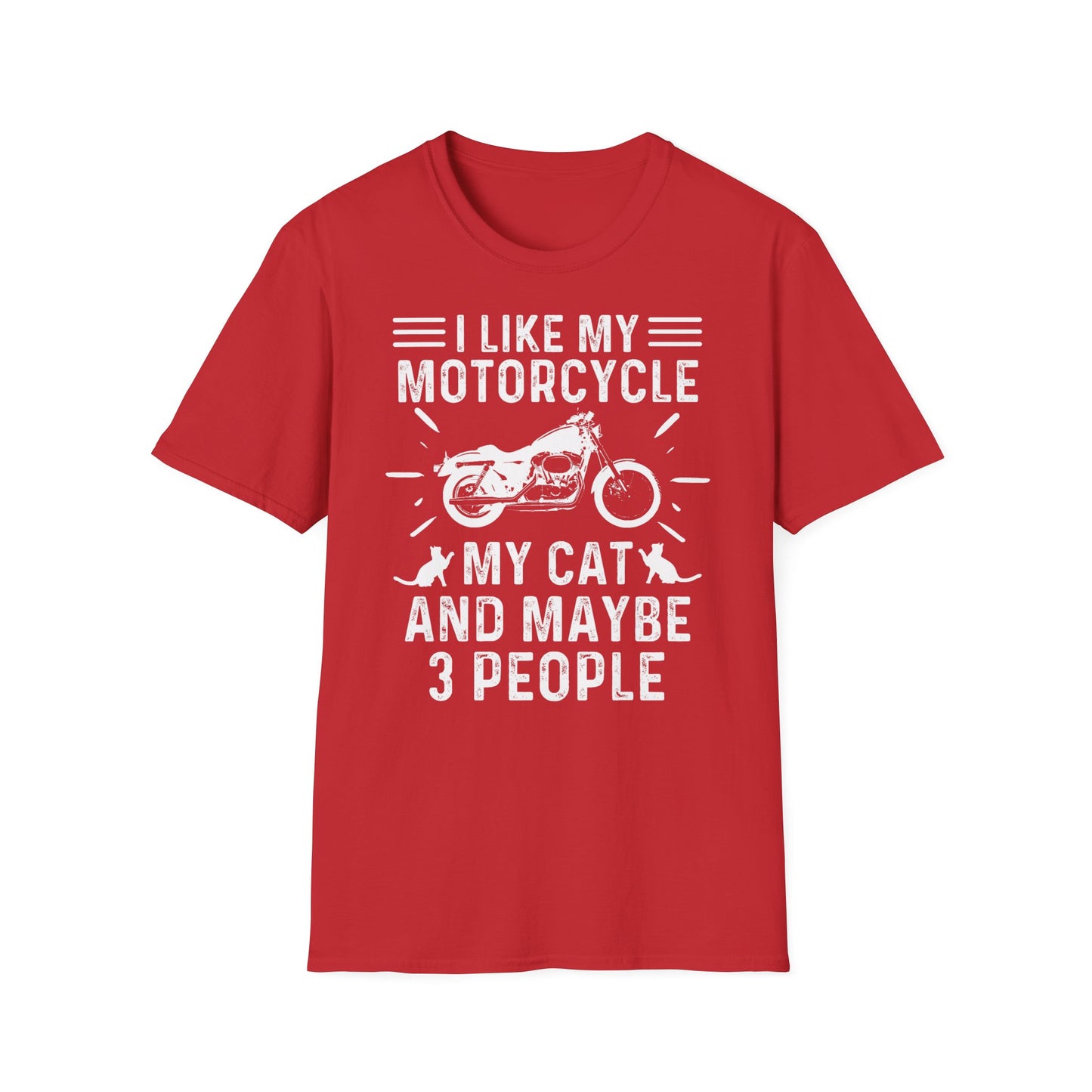 I Like My Motorcycle Vintage Design Motorcycle T-Shirt