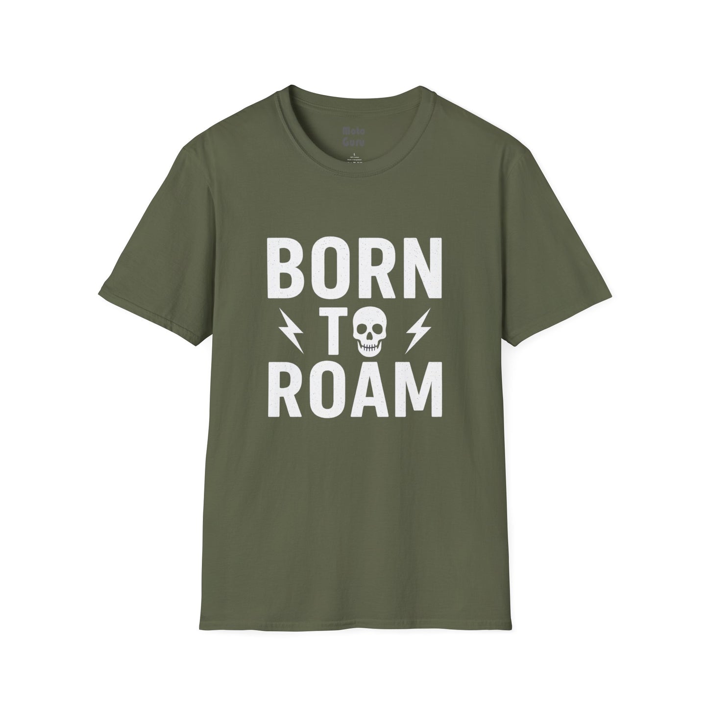 Born to Roam Unisex Vintage Desing Motorcycle T-Shirt