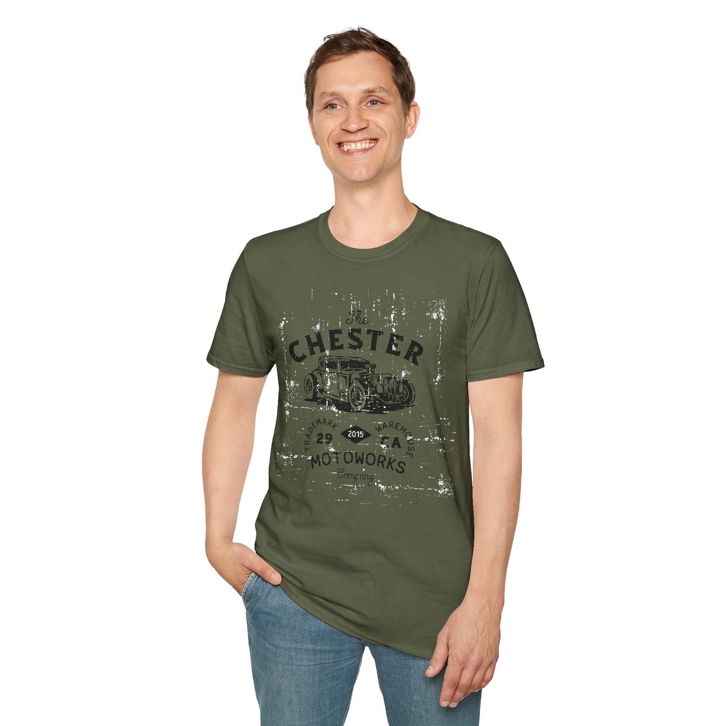 Chester Motoworks Vintage Design Motorcycle T-Shirt