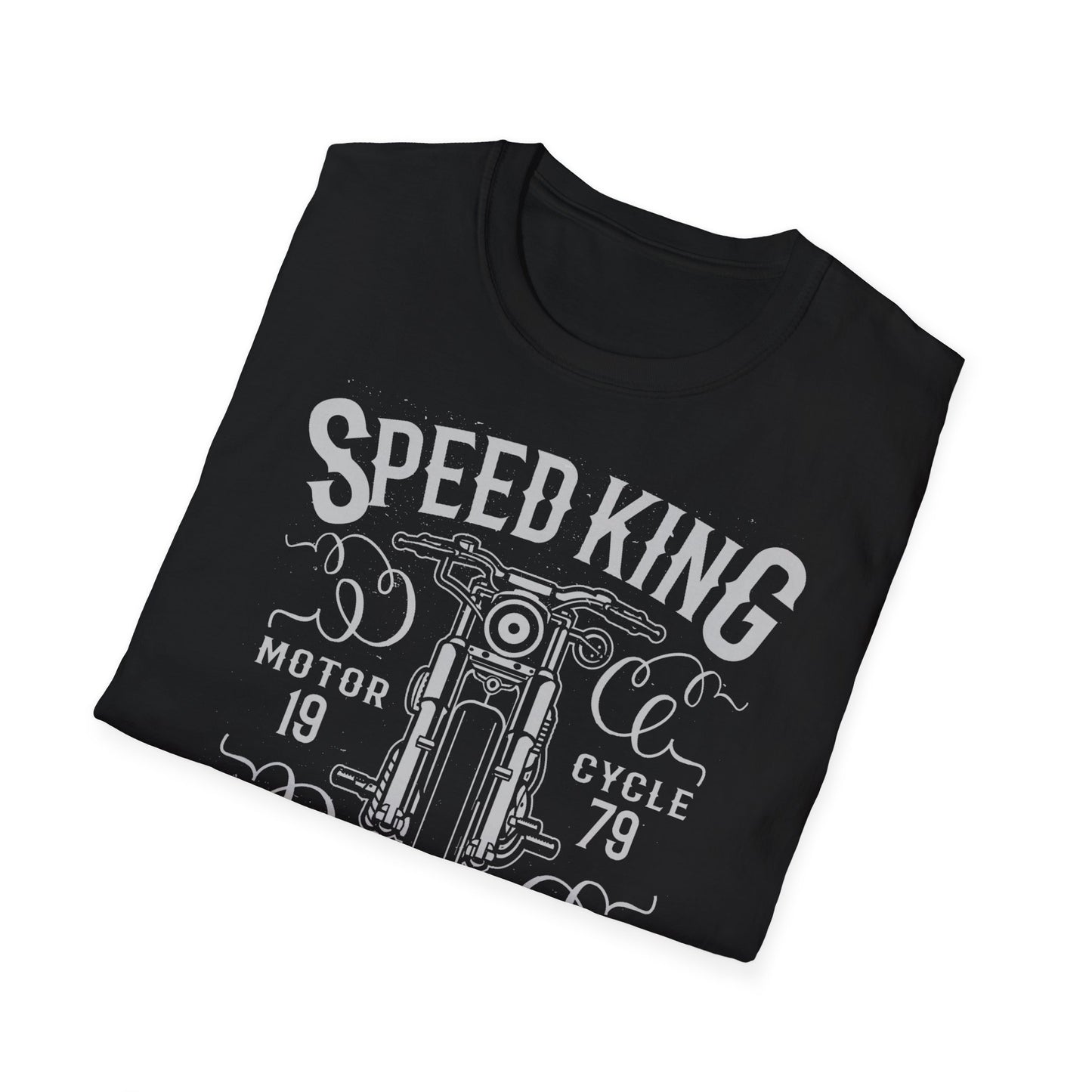 Speed King Vintage Design Motorcycle T-Shirt