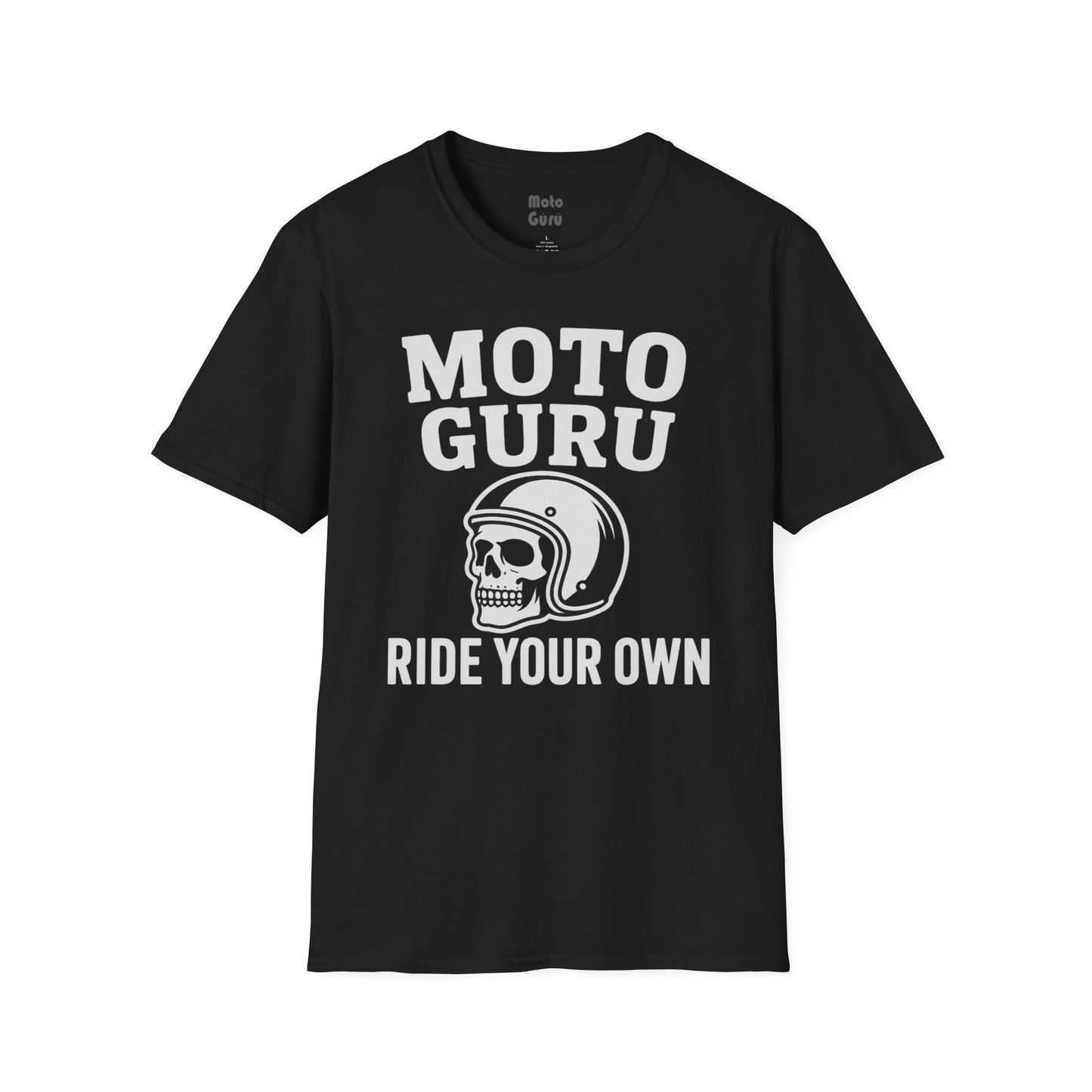 Moto Guru Ride Your Own Vintage Design Motorcycle T-Shirt