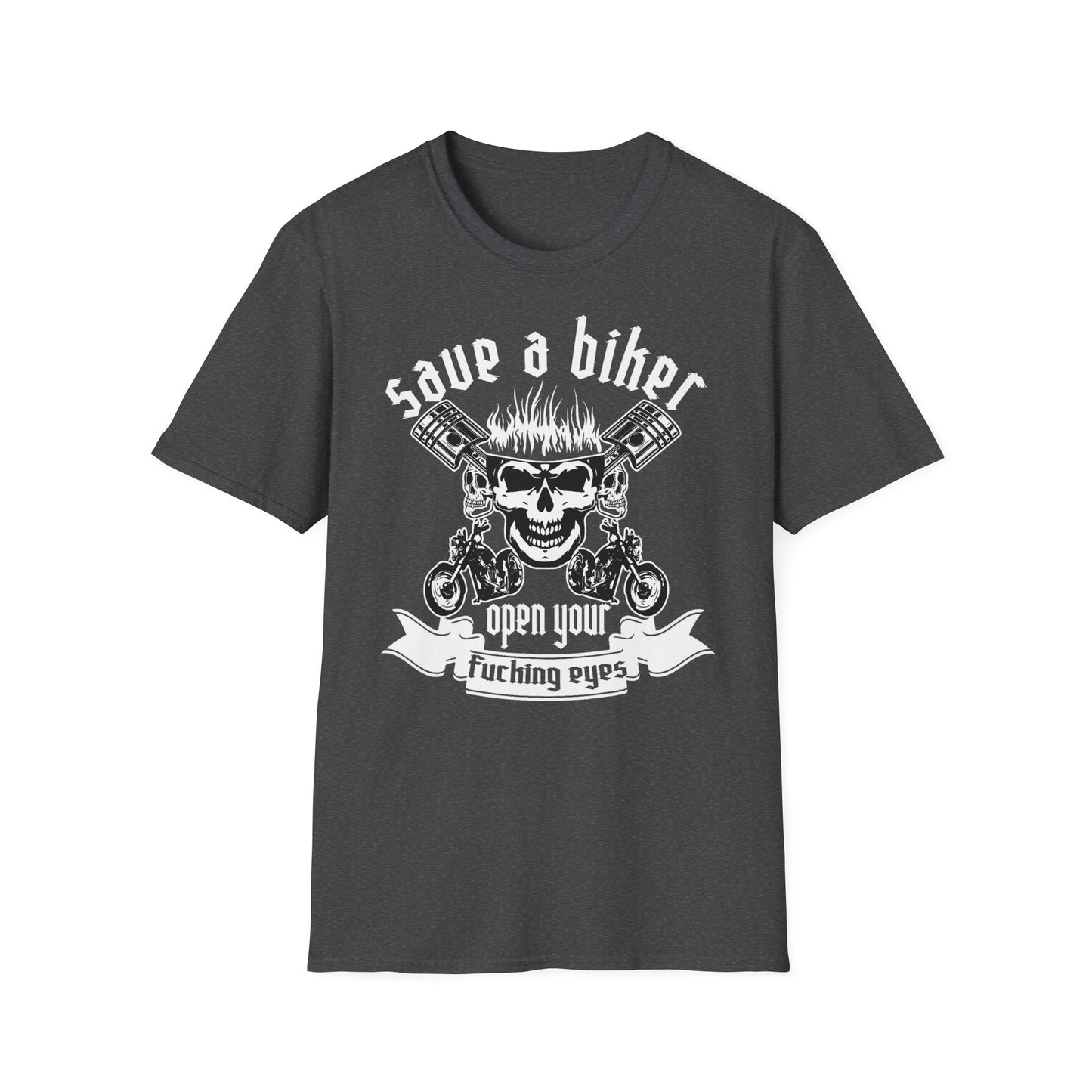 Save a Biker Vintage Design Motorcycle T Shirt
