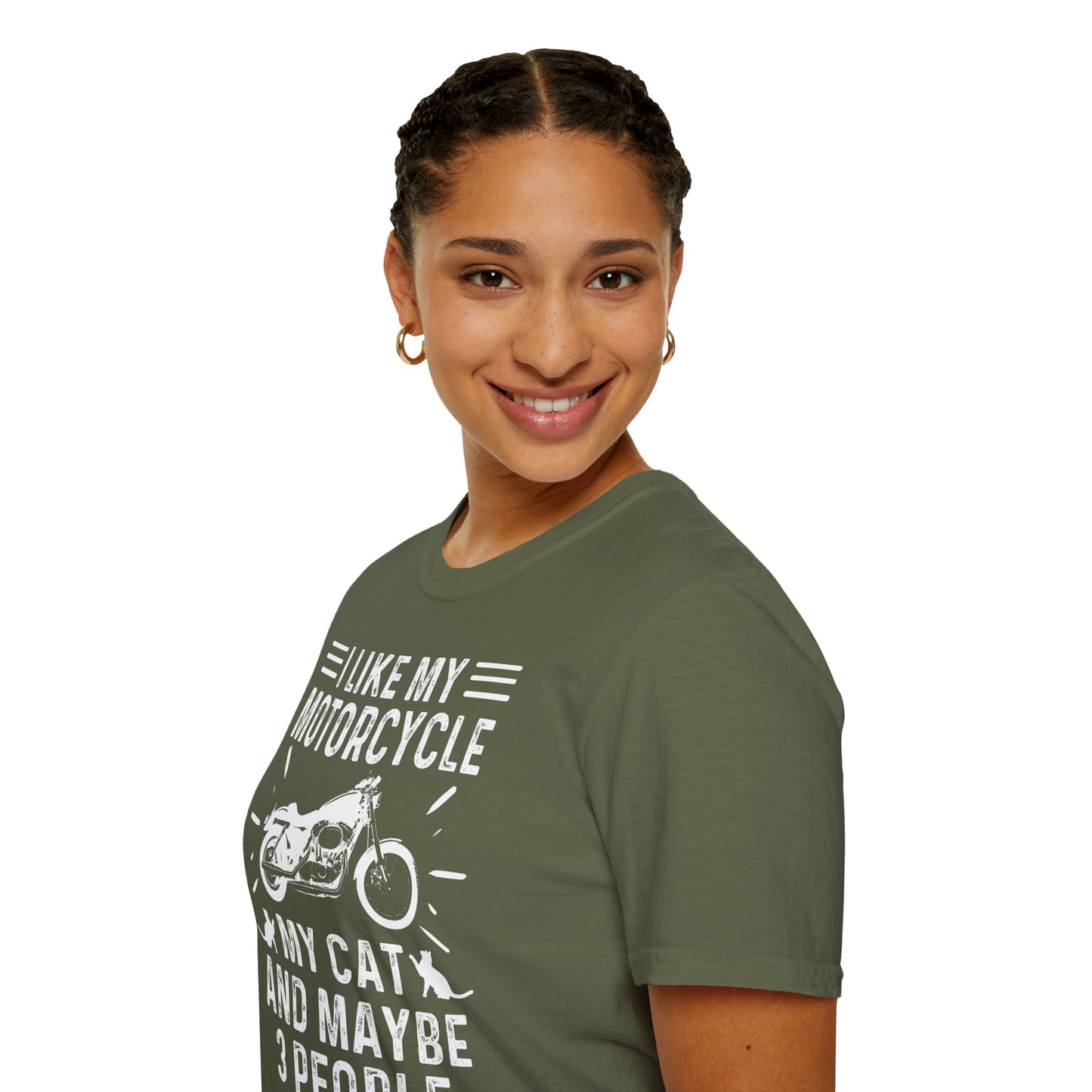 I Like My Motorcycle Vintage Design Motorcycle T-Shirt