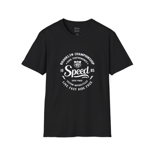 Speed Sign Vintage Design Motorcycle T-Shirt