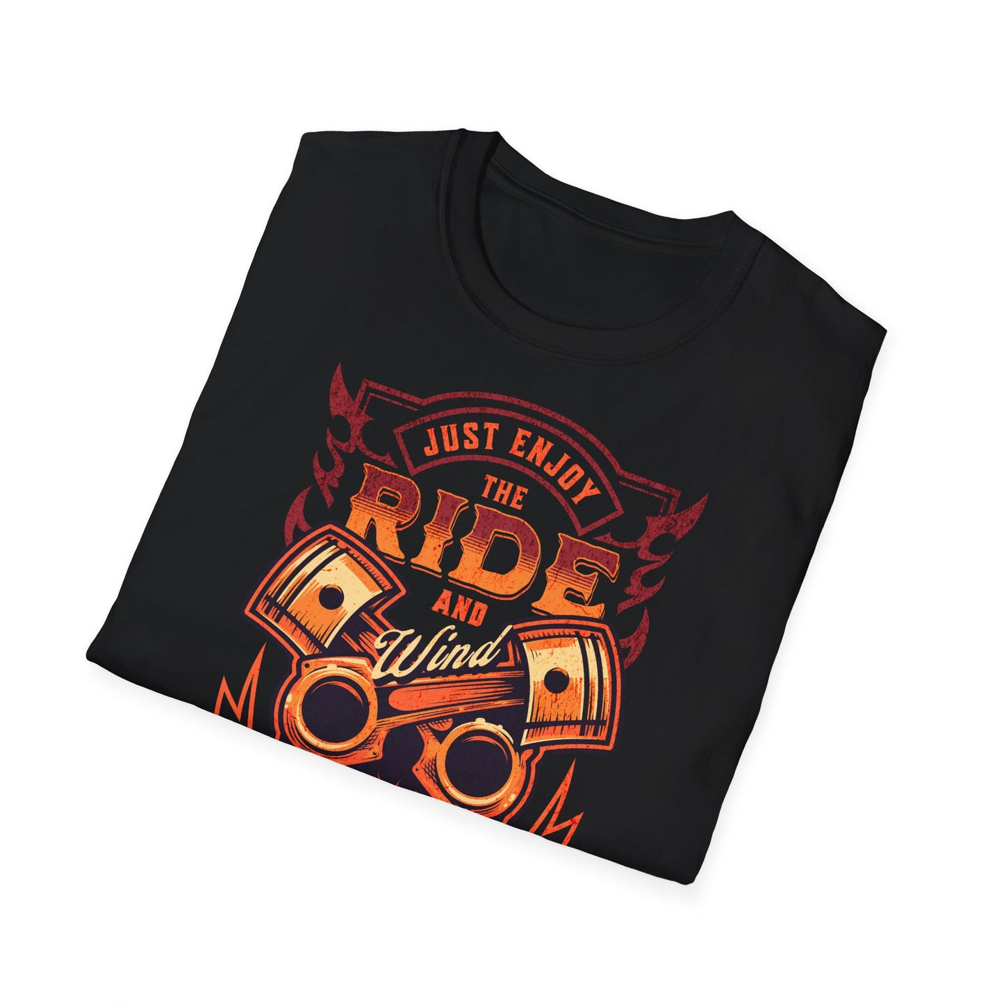 Just Enjoy the Ride Vintage Design Motorcycle T-Shirt